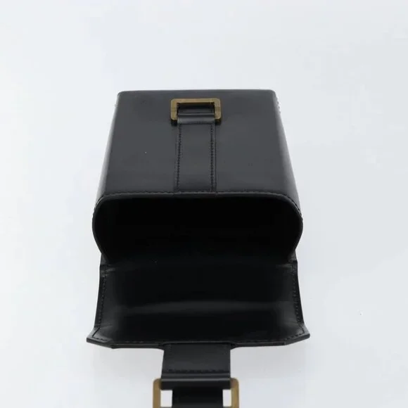 LOUIS VUITTON Pister Shoulder Bag Leather Black M92222 LV Auth bs31308 - Picture 10 of 14